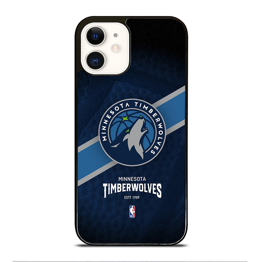 MINNESOTA TIMBERWOLVES NBA LOGO iPhone 12 Case Cover
