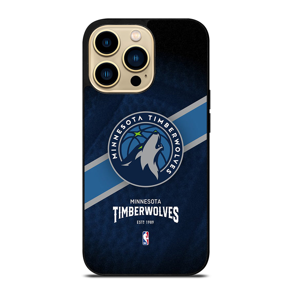 MINNESOTA TIMBERWOLVES NBA LOGO iPhone 14 Pro Max Case Cover