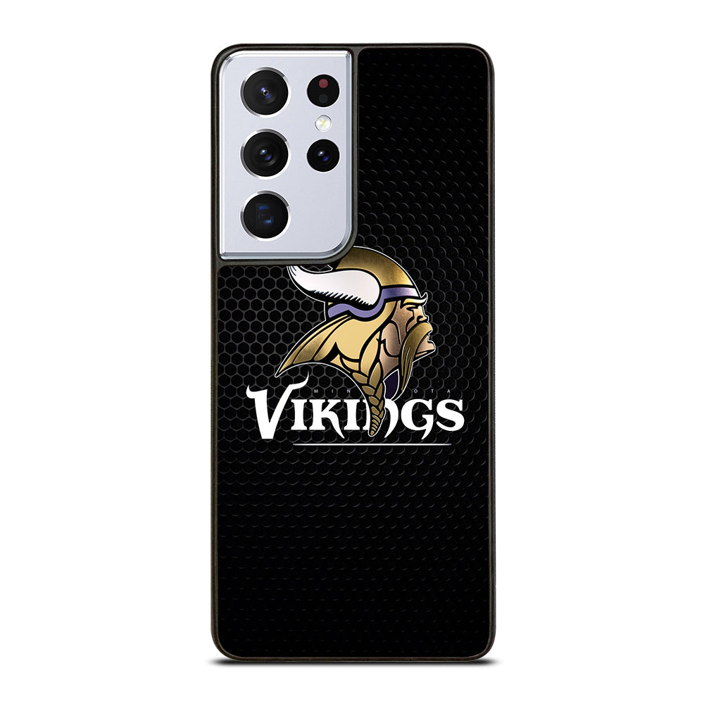 MINNESOTA VIKINGS METAL LOGO Samsung Galaxy S21 Ultra Case Cover