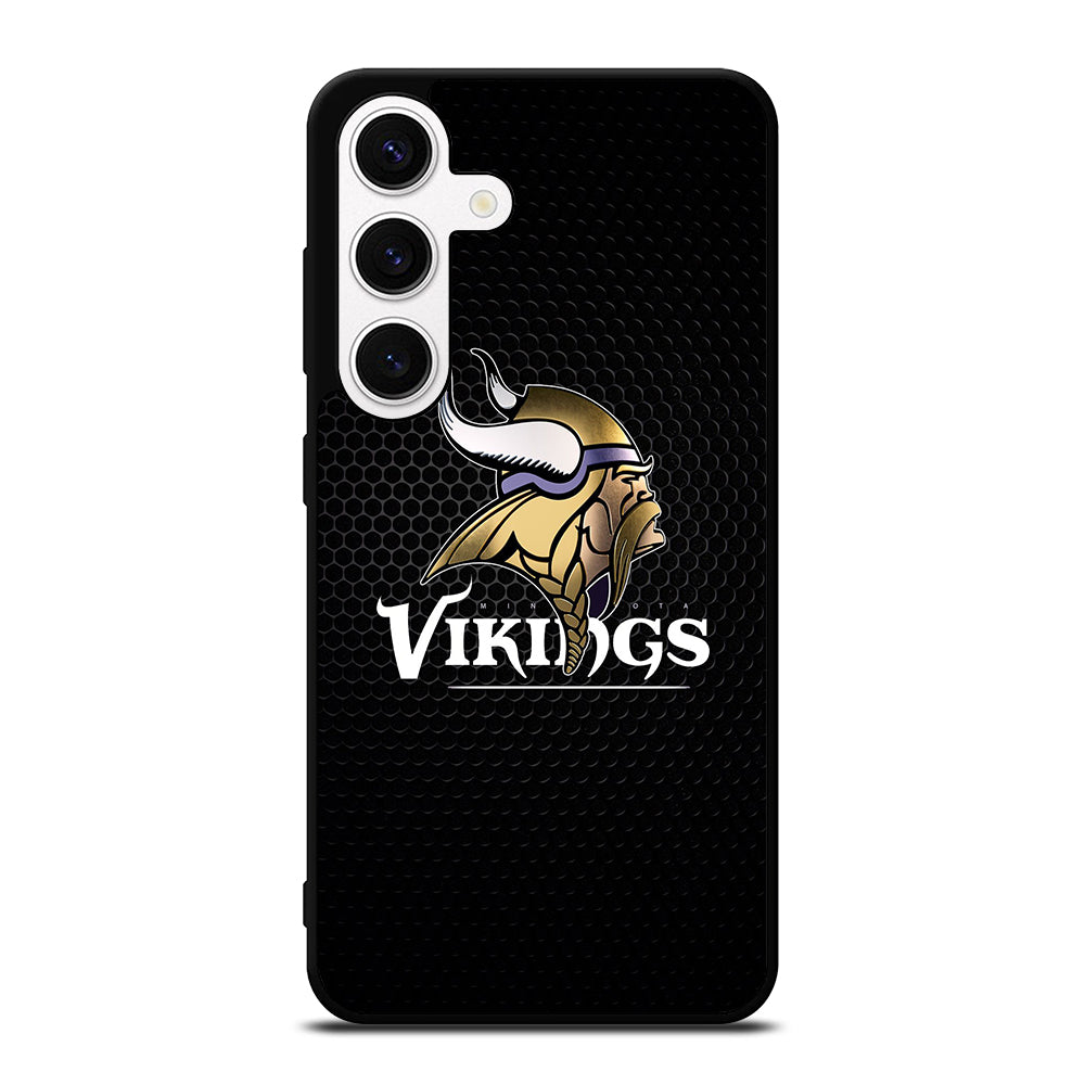 MINNESOTA VIKINGS METAL LOGO Samsung Galaxy S24 Case Cover