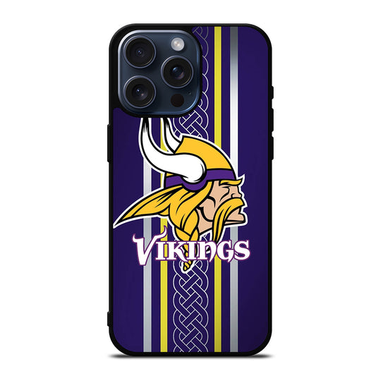 MINNESOTA VIKINGS NFL LOGO iPhone 15 Pro Max Case Cover