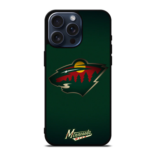 MINNESOTA WILD NHL LOGO 3 iPhone 15 Pro Max Case Cover