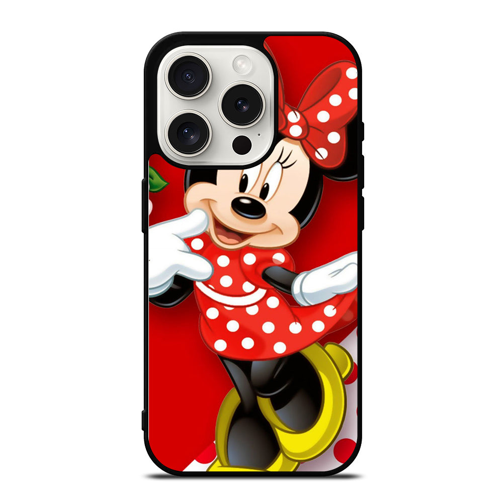 MINNIE MOUSE CARTOON iPhone 15 Pro Case Cover