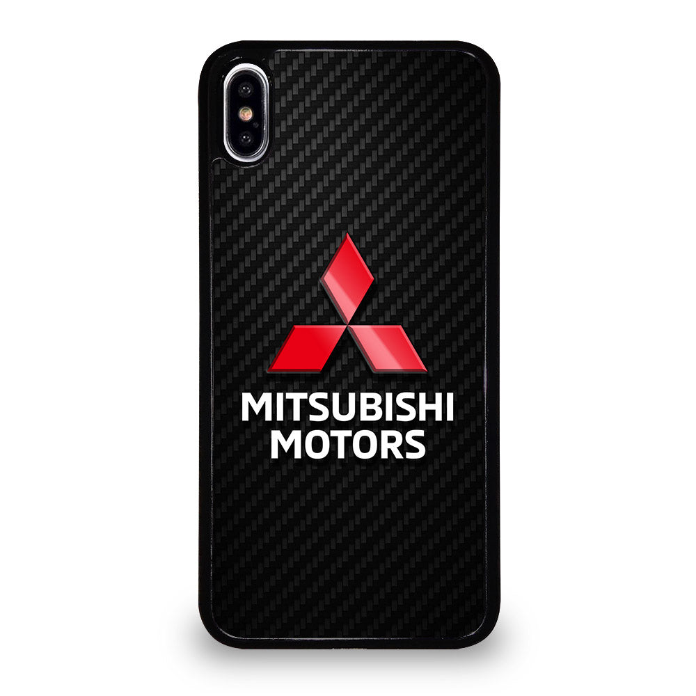 MITSUBISHI MOTORS LOGO CARBON iPhone XS Max Case Cover