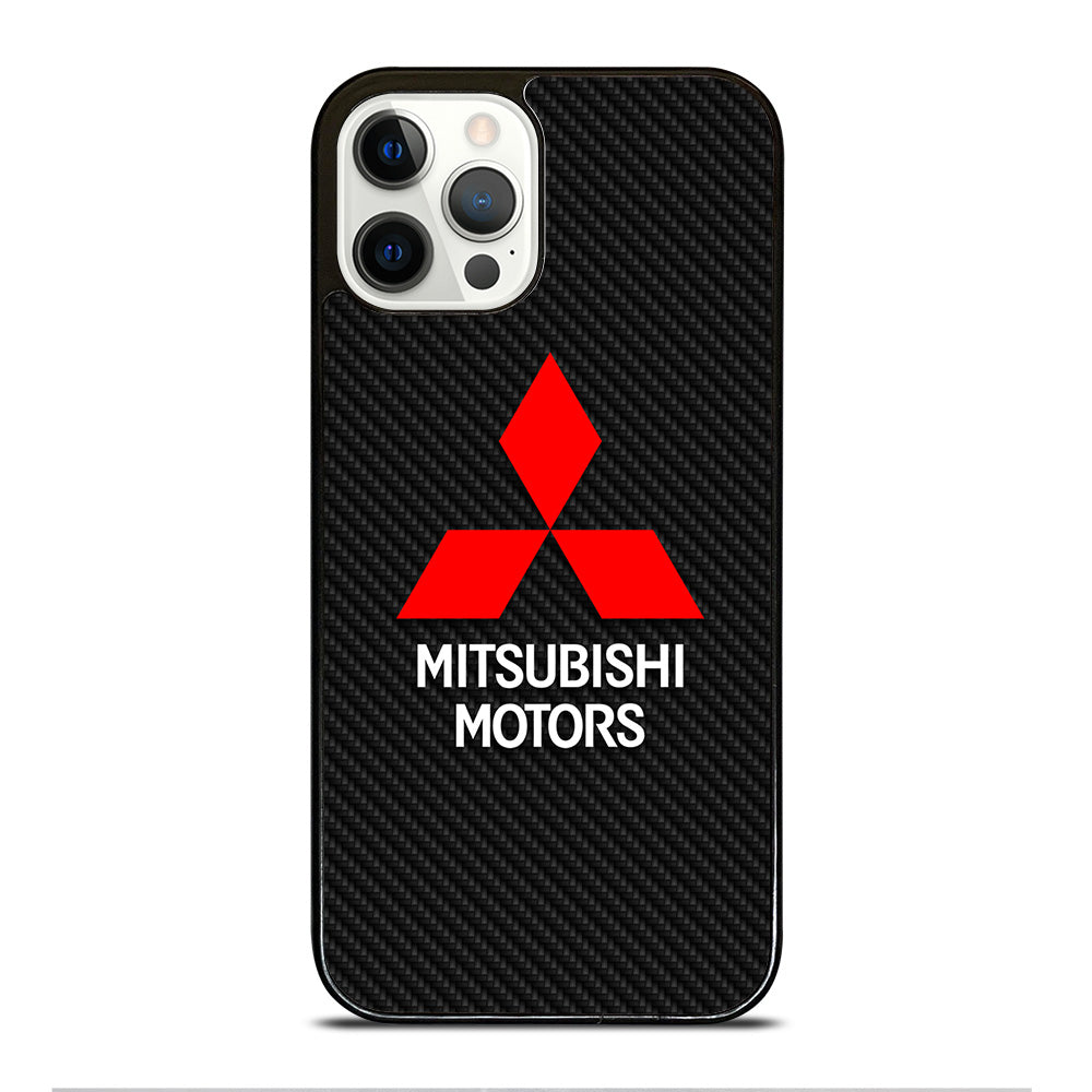 MITSUBISHI MOTORS CARBON LOGO iPhone 12 Pro Case Cover