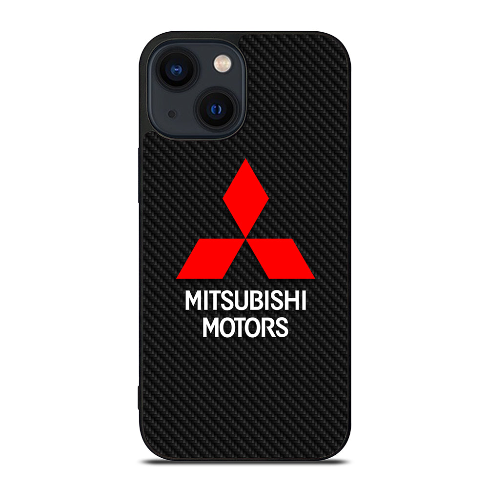 MITSUBISHI MOTORS CARBON LOGO iPhone 14 Plus Case Cover