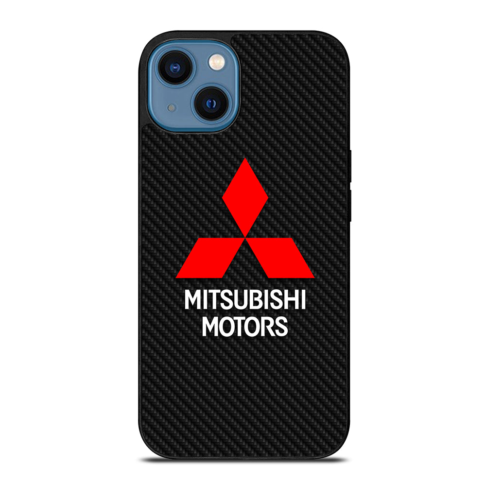 MITSUBISHI MOTORS CARBON LOGO iPhone 14 Case Cover