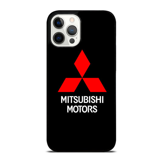 MITSUBISHI MOTORS LOGO BLACK iPhone 12 Pro Max Case Cover