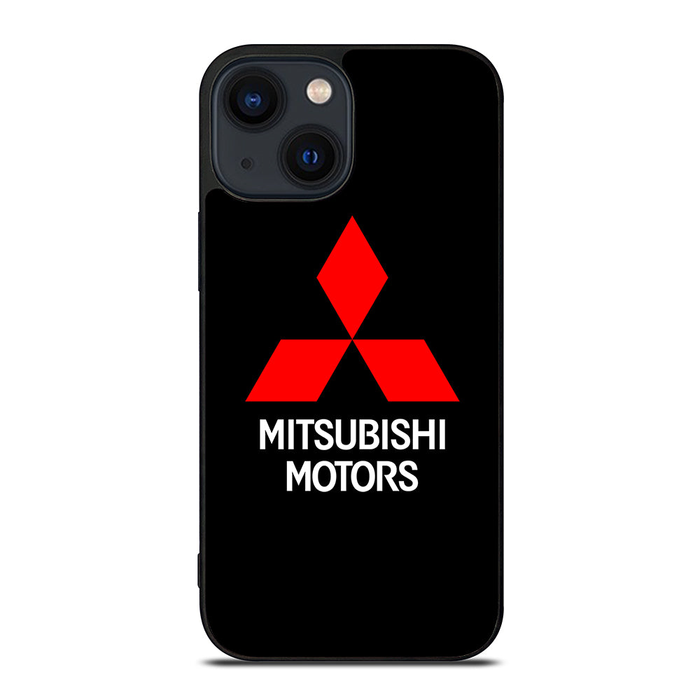 MITSUBISHI MOTORS LOGO BLACK iPhone 14 Plus Case Cover