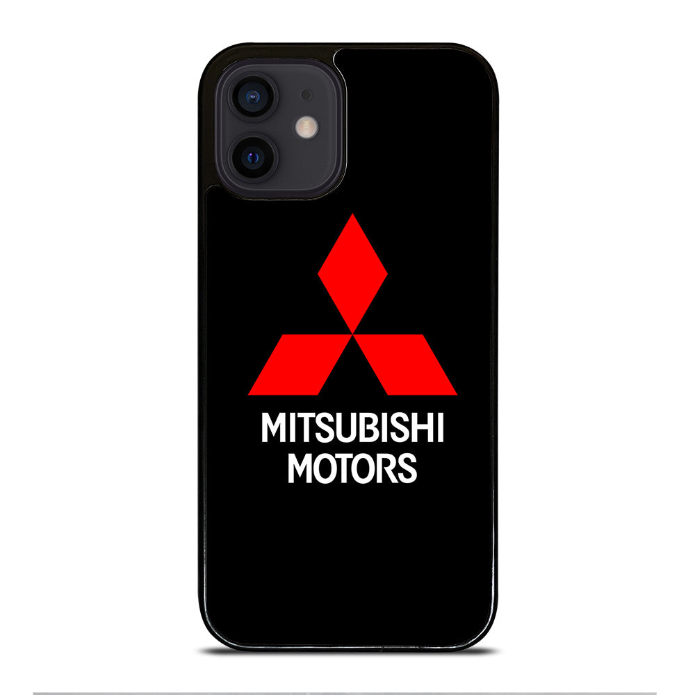 MITSUBISHI MOTORS LOGO BLACK iPhone 12 Mini Case Cover