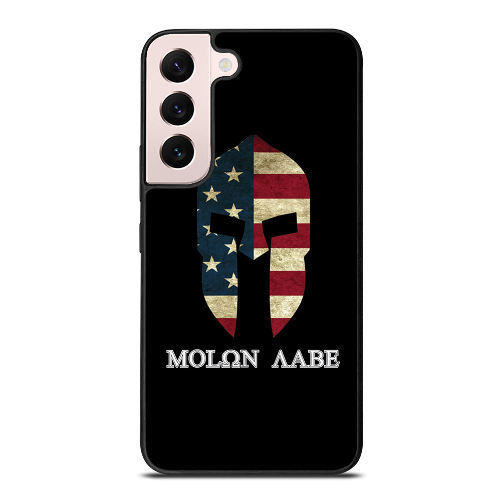 MOLON LABE AMERICAN FLAG BLACK Samsung Galaxy S22 Plus Case Cover