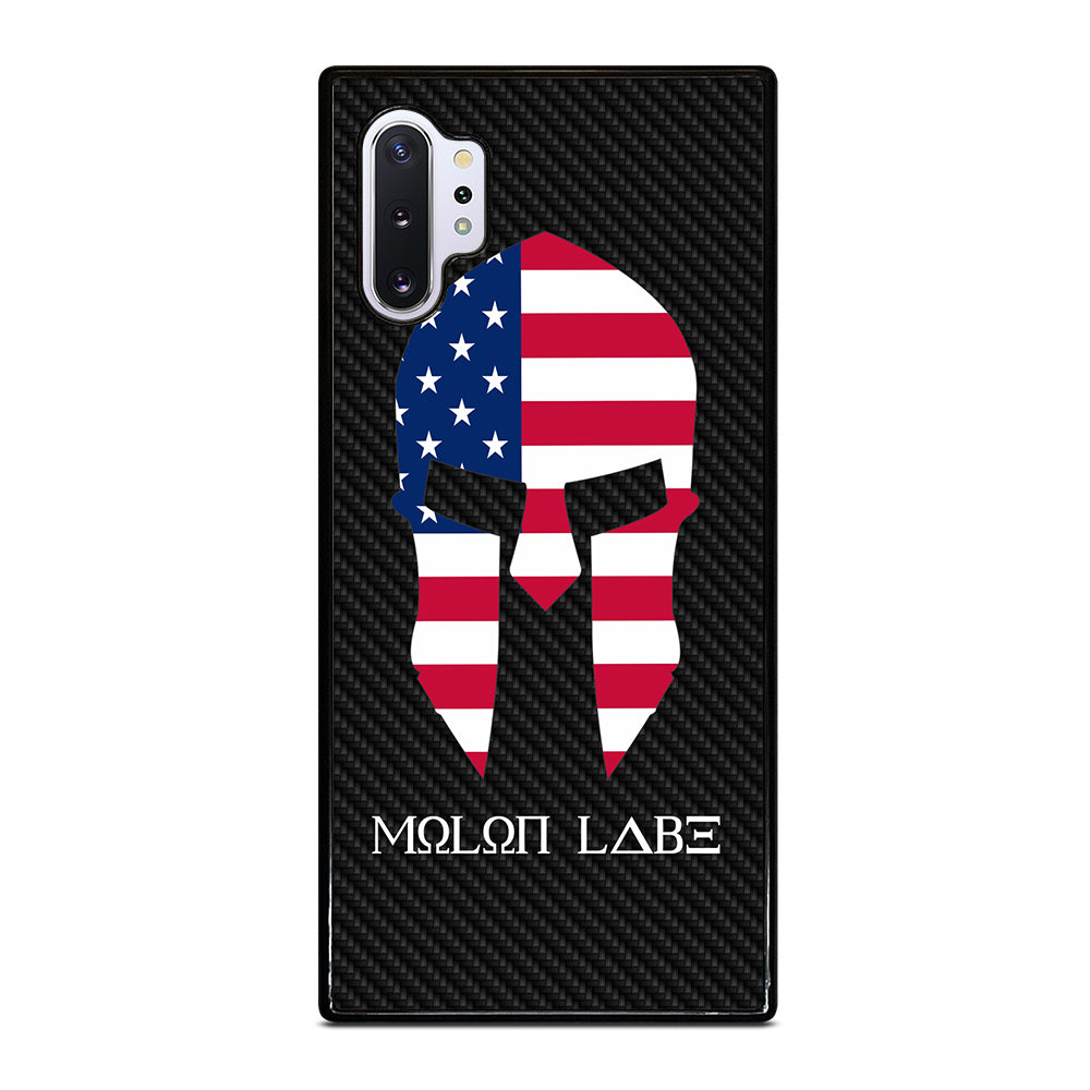 MOLON LABE AMERICAN FLAG CARBON LOGO Samsung Galaxy Note 10 Plus Case Cover