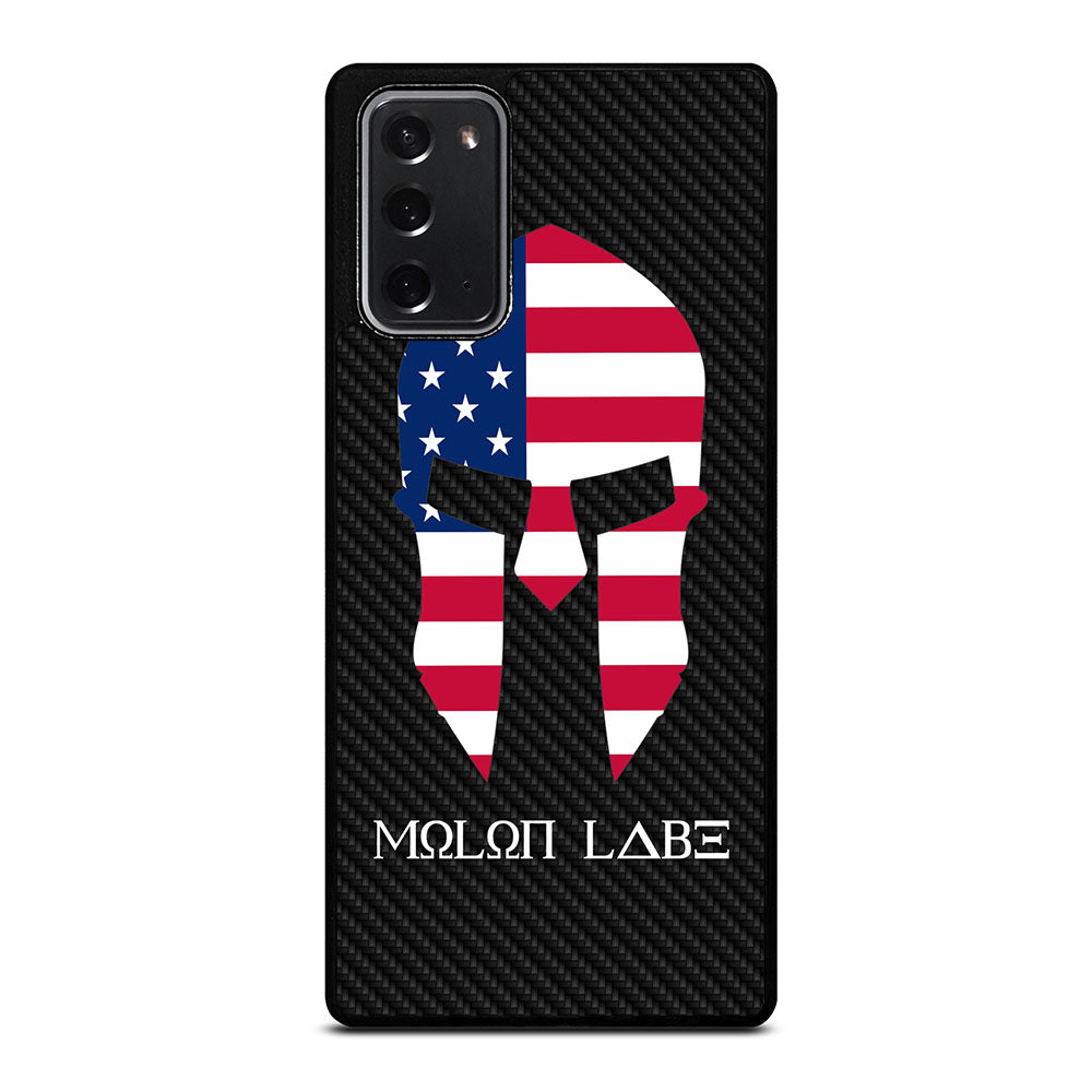 MOLON LABE AMERICAN FLAG CARBON LOGO Samsung Galaxy Note 20 Case Cover