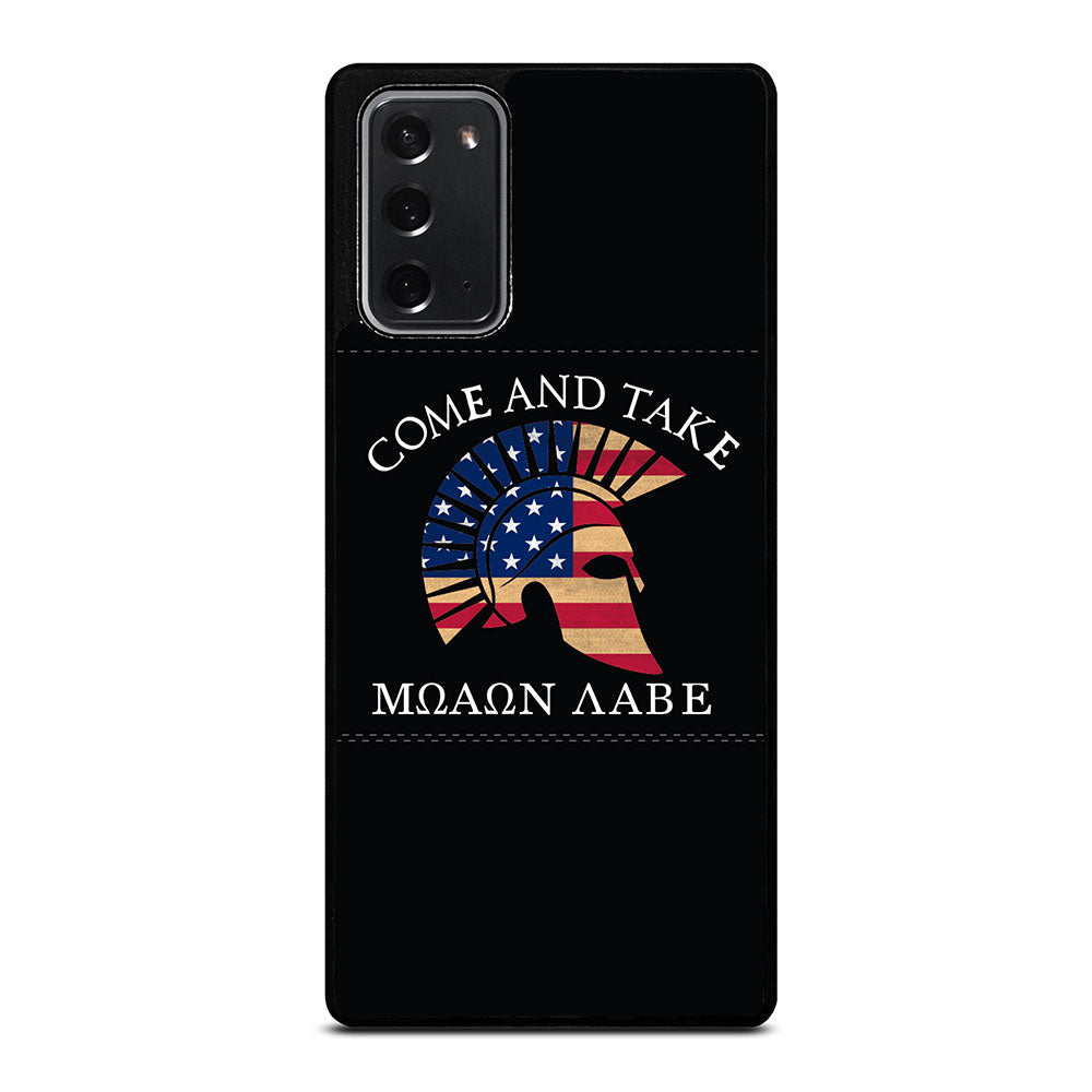 MOLON LABE AMERICAN FLAG HELMET Samsung Galaxy Note 20 Case Cover