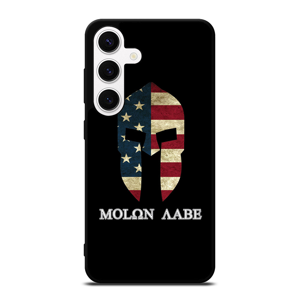MOLON LABE AMERICAN FLAG BLACK Samsung Galaxy S24 Case Cover