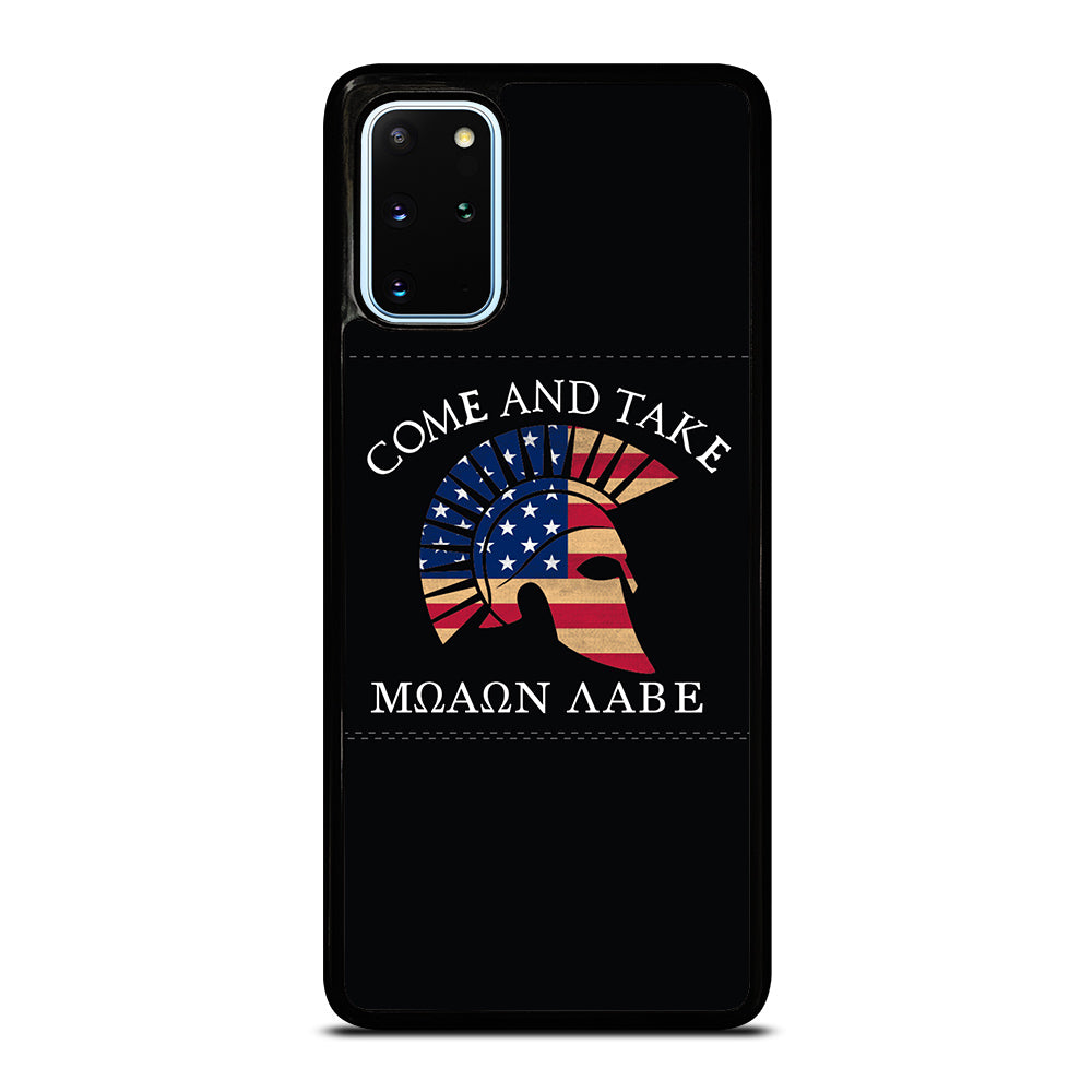 MOLON LABE AMERICAN FLAG HELMET Samsung Galaxy S20 Plus Case Cover