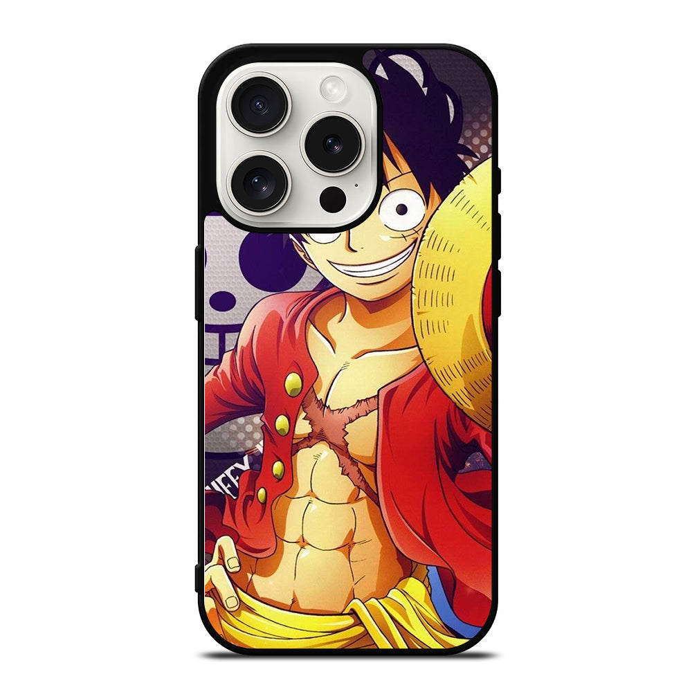 MONKEY D LUFFY ONE PIECE ANIME iPhone 15 Pro Case Cover