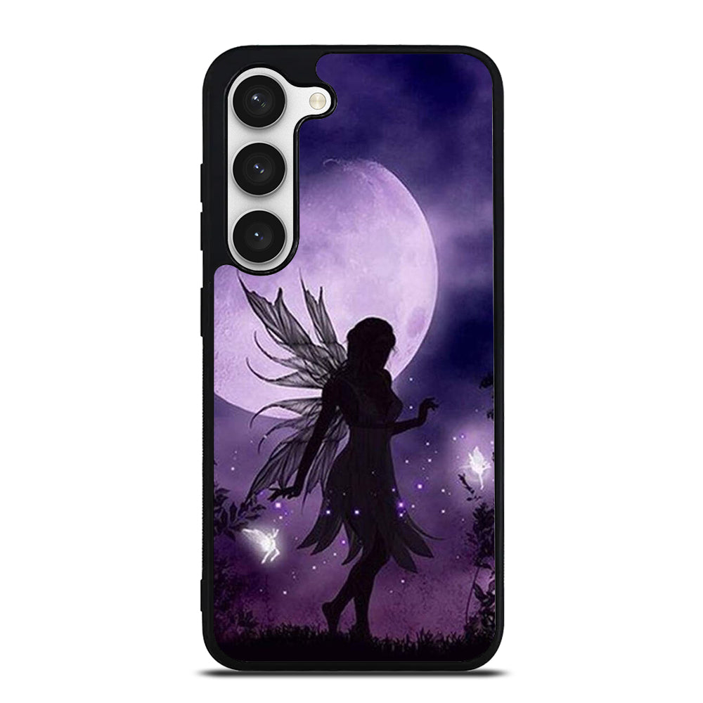 MOONLIGHT FAIRY DRAGONFLIES PURPLE MOON Samsung Galaxy S23 Case Cover