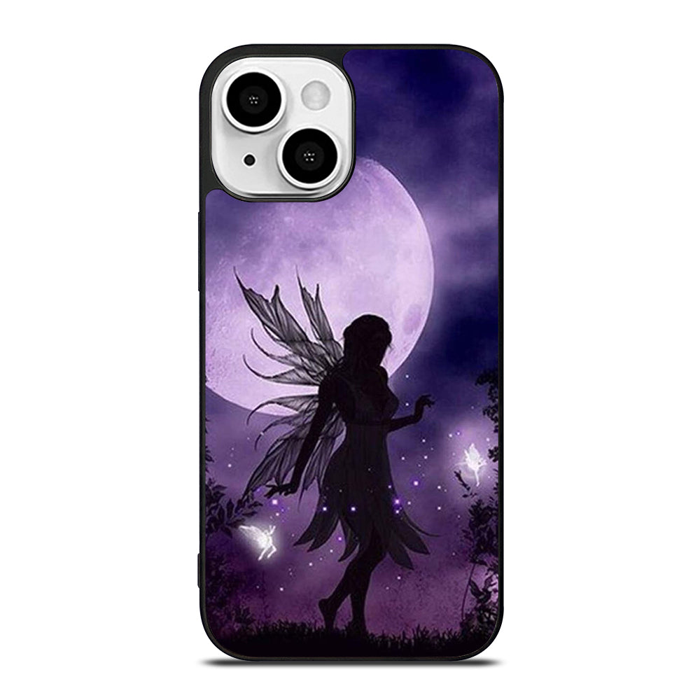 MOONLIGHT FAIRY DRAGONFLIES PURPLE MOON iPhone 13 Mini Case Cover