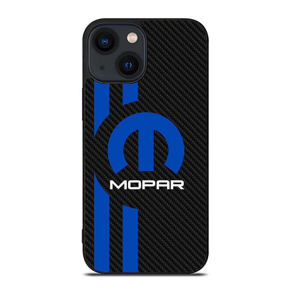 MOPAR CARBON LOGO 2 iPhone 14 Plus Case Cover
