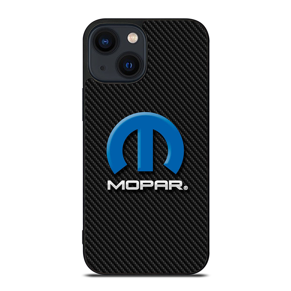 MOPAR CARBON LOGO iPhone 14 Plus Case Cover