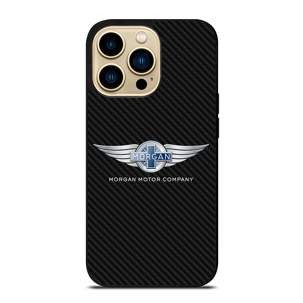 MORGAN MOTOR CARBON LOGO iPhone 14 Pro Max Case Cover