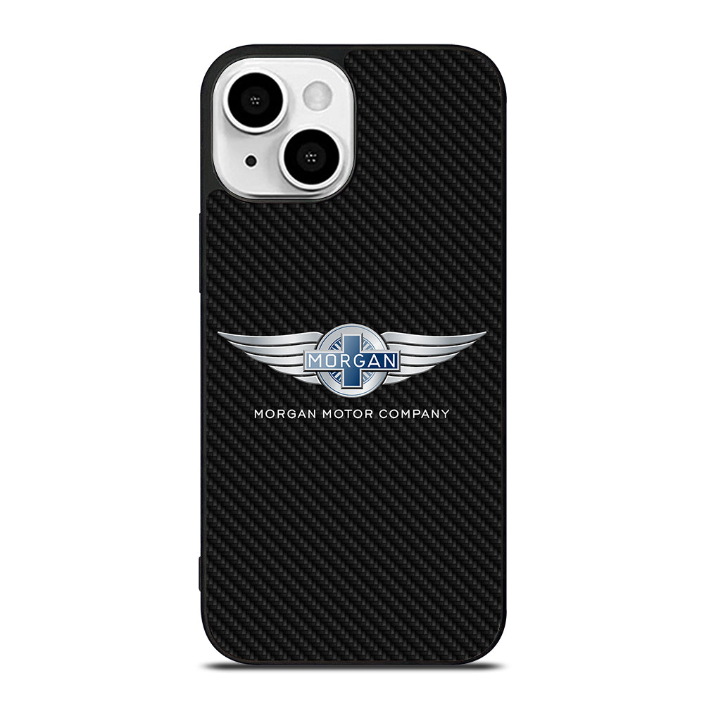 MORGAN MOTOR CARBON LOGO iPhone 13 Mini Case Cover