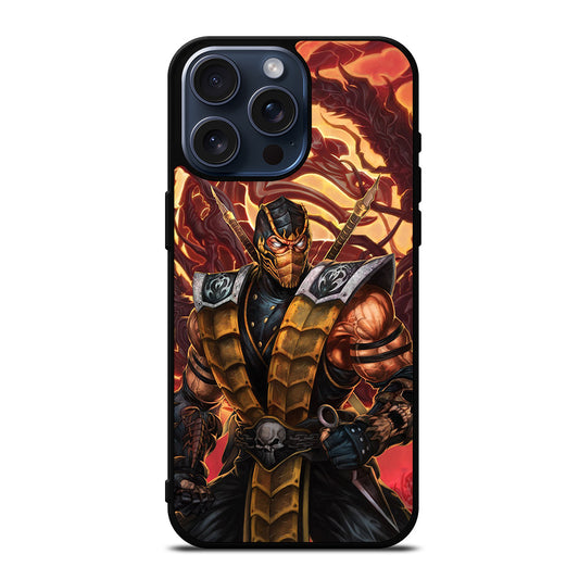 MORTAL KOMBAT SCORPIO iPhone 15 Pro Max Case Cover