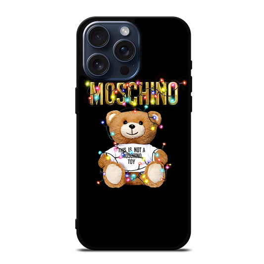 MOSCHINO TEDDY BEAR CUTE iPhone 15 Pro Max Case Cover