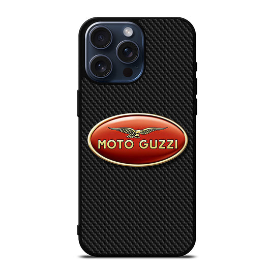 MOTO GUZZI CARBON LOGO iPhone 15 Pro Max Case Cover
