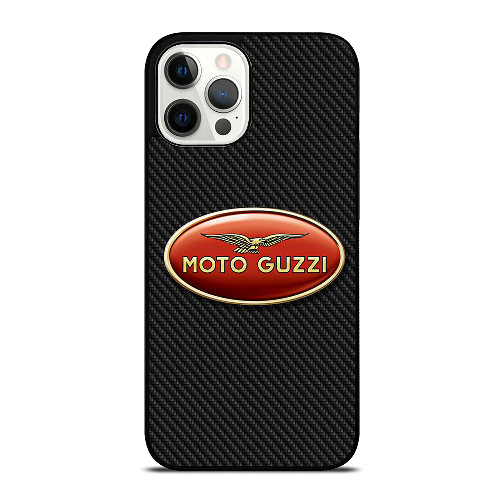 MOTO GUZZI CARBON LOGO iPhone 12 Pro Max Case Cover