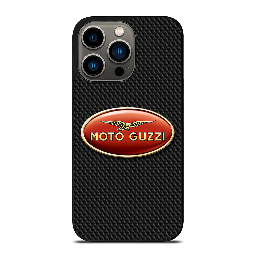 MOTO GUZZI CARBON LOGO iPhone 13 Pro Case Cover