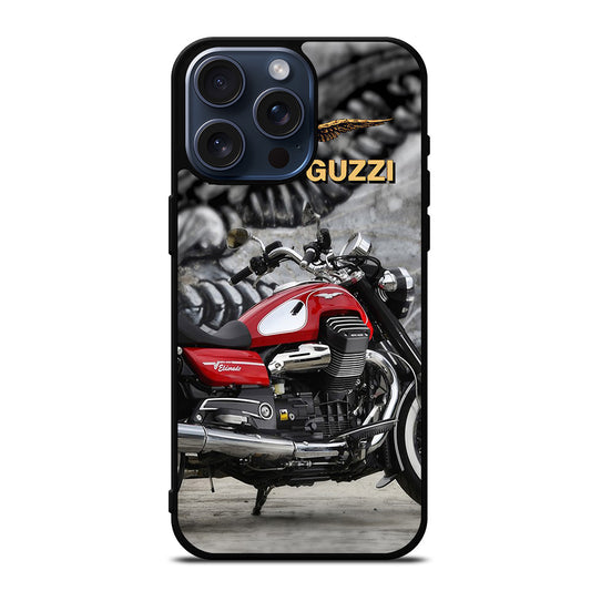 MOTO GUZZI RED iPhone 15 Pro Max Case Cover