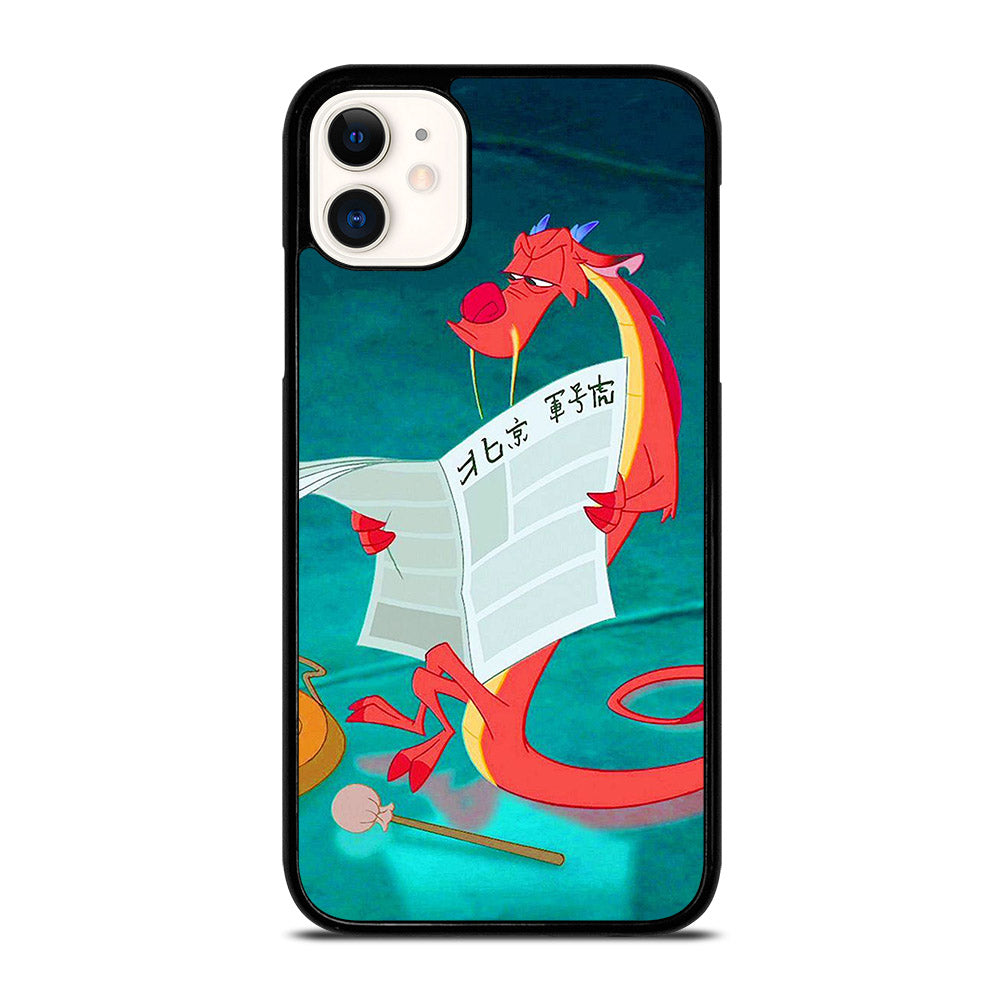 MUSHU MULAN DISNEY CARTOON iPhone 11 Case Cover