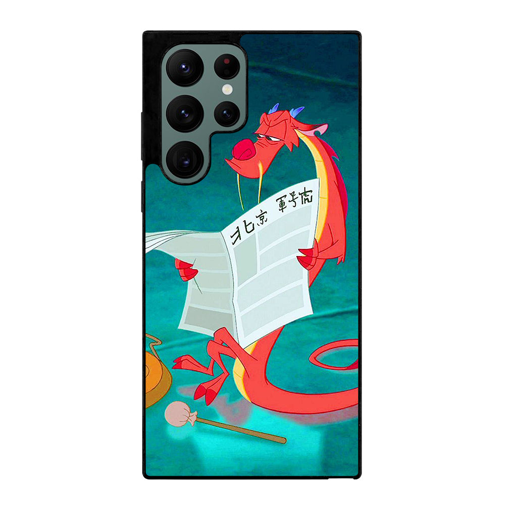 MUSHU MULAN DISNEY CARTOON Samsung Galaxy S22 Ultra Case Cover