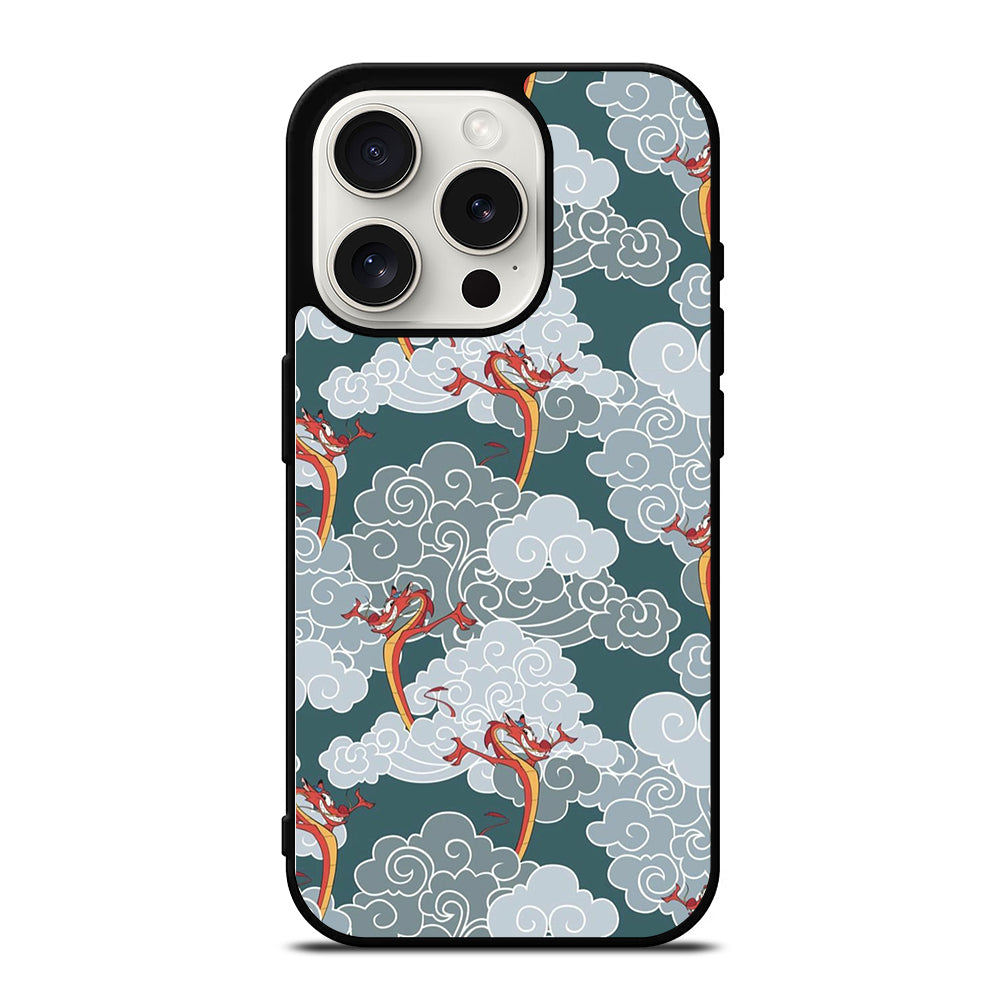 MUSHU CLOUD MULAN DISNEY iPhone 15 Pro Case Cover