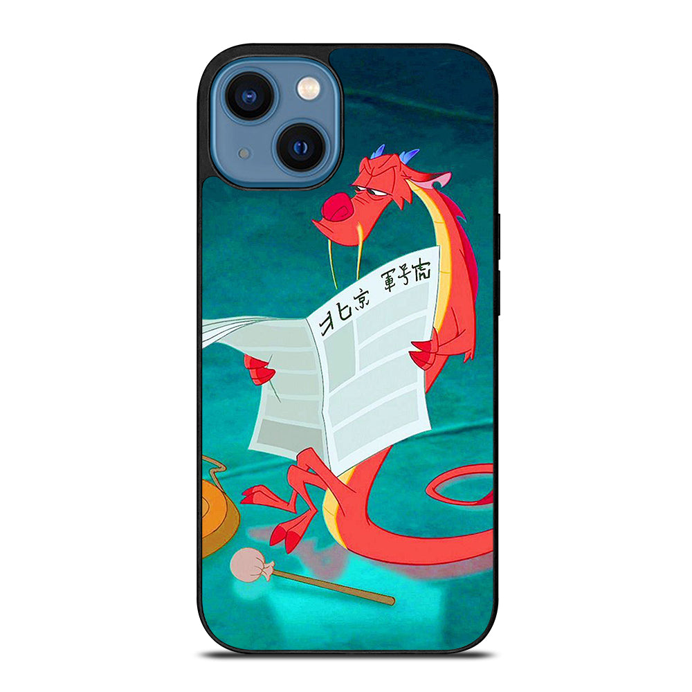 MUSHU MULAN DISNEY CARTOON iPhone 14 Case Cover