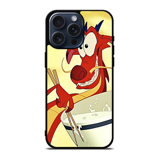 MUSHU MULAN DISNEY CARTOON 2 iPhone 15 Pro Max Case Cover