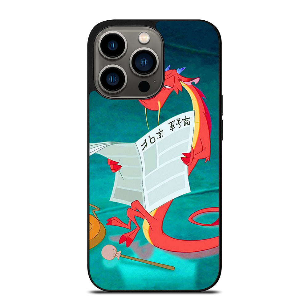 MUSHU MULAN DISNEY CARTOON iPhone 13 Pro Case Cover