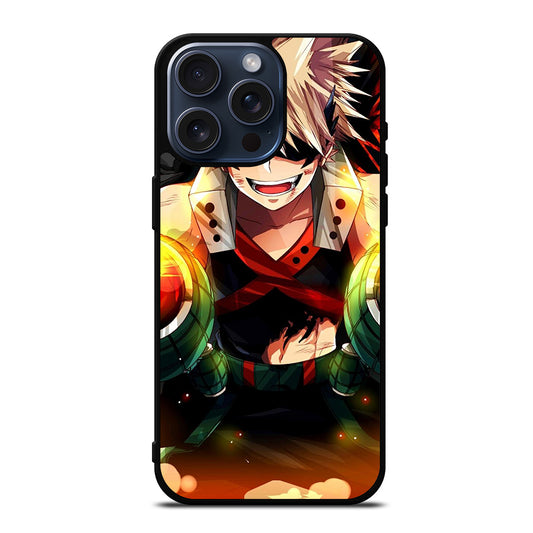 MY HERO ACADEMIA BAKUGOU MANGA iPhone 15 Pro Max Case Cover