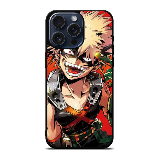 MY HERO ACADEMIA BAKUGO SMILE iPhone 15 Pro Max Case Cover
