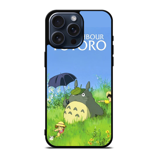 MY NEIGHBOR TOTORO CARTOON iPhone 15 Pro Max Case Cover