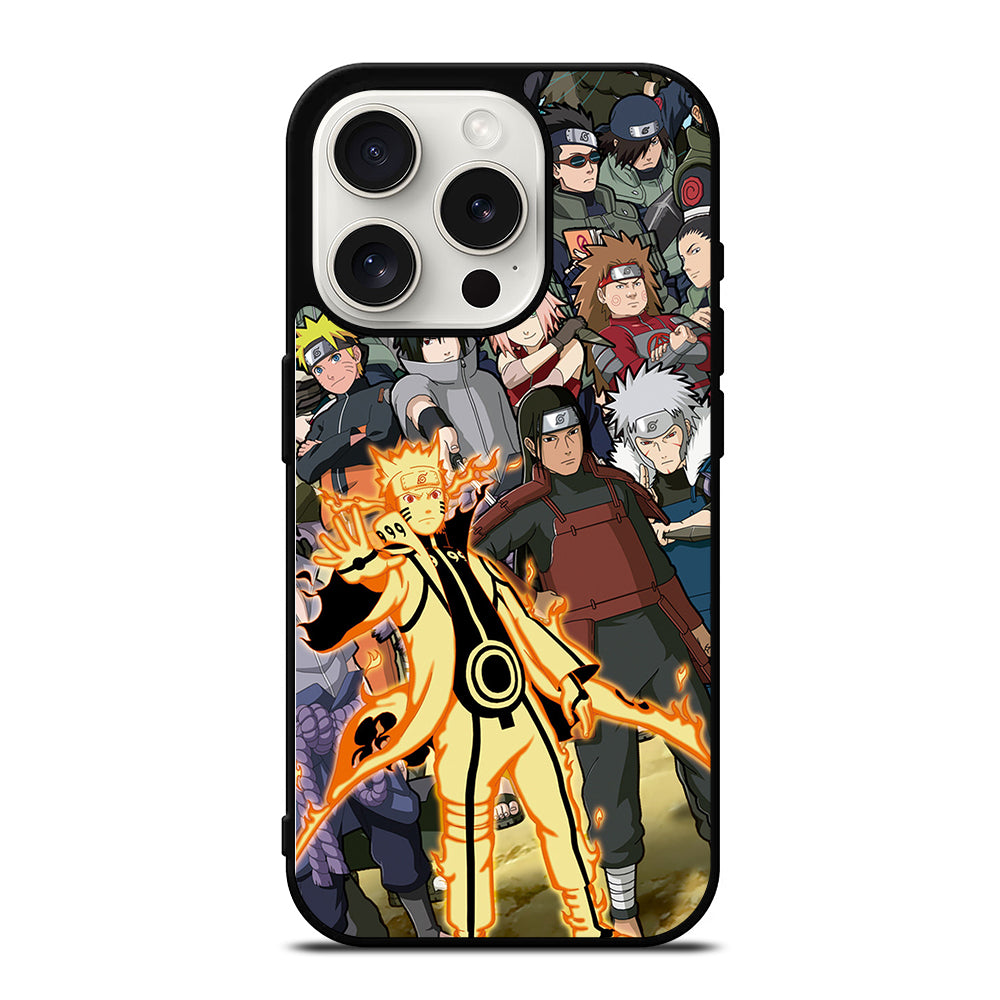 NARUTO ALL CHARACTERS 2 iPhone 15 Pro Case Cover