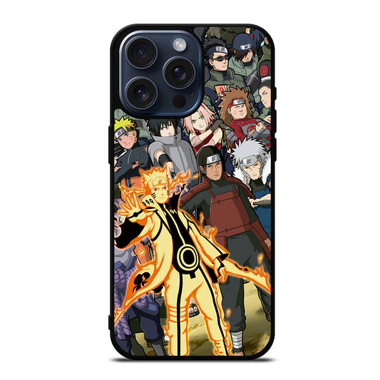 NARUTO ALL CHARACTERS 2 iPhone 15 Pro Max Case Cover