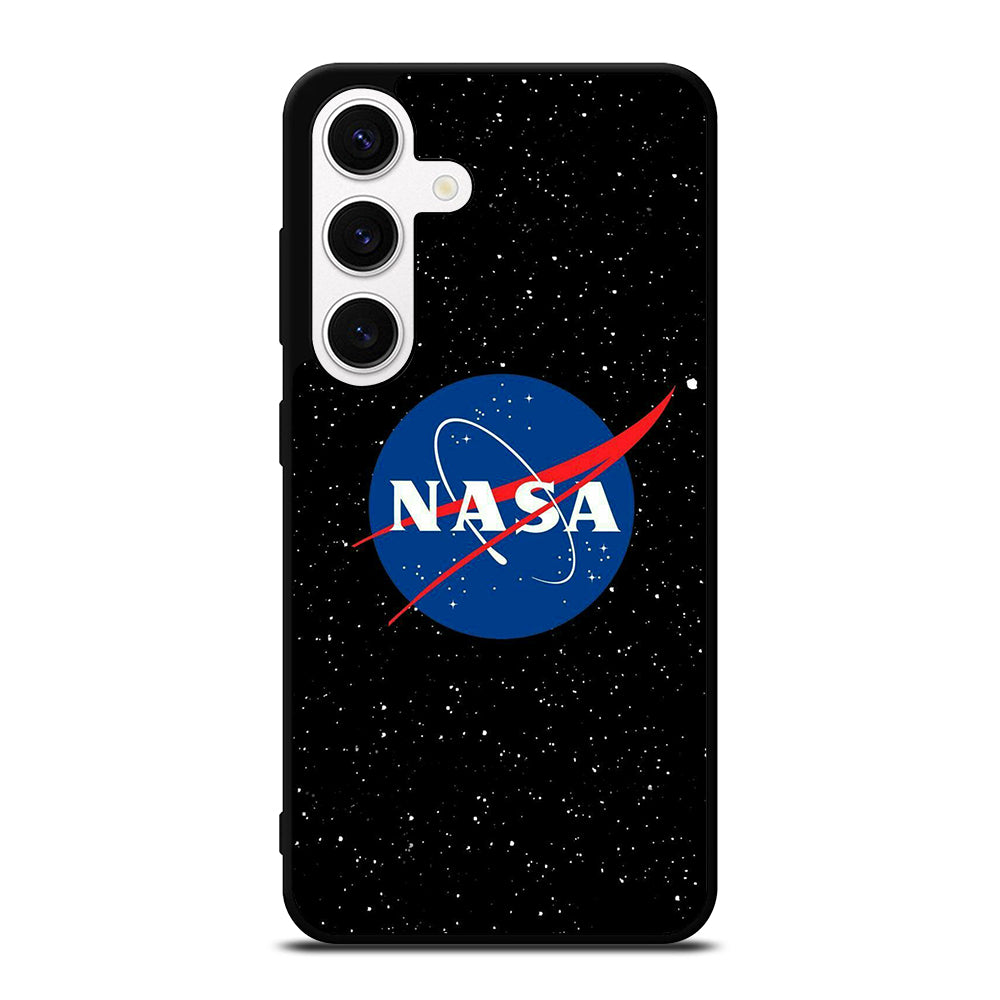 NASA BLACK LOGO Samsung Galaxy S24 Case Cover