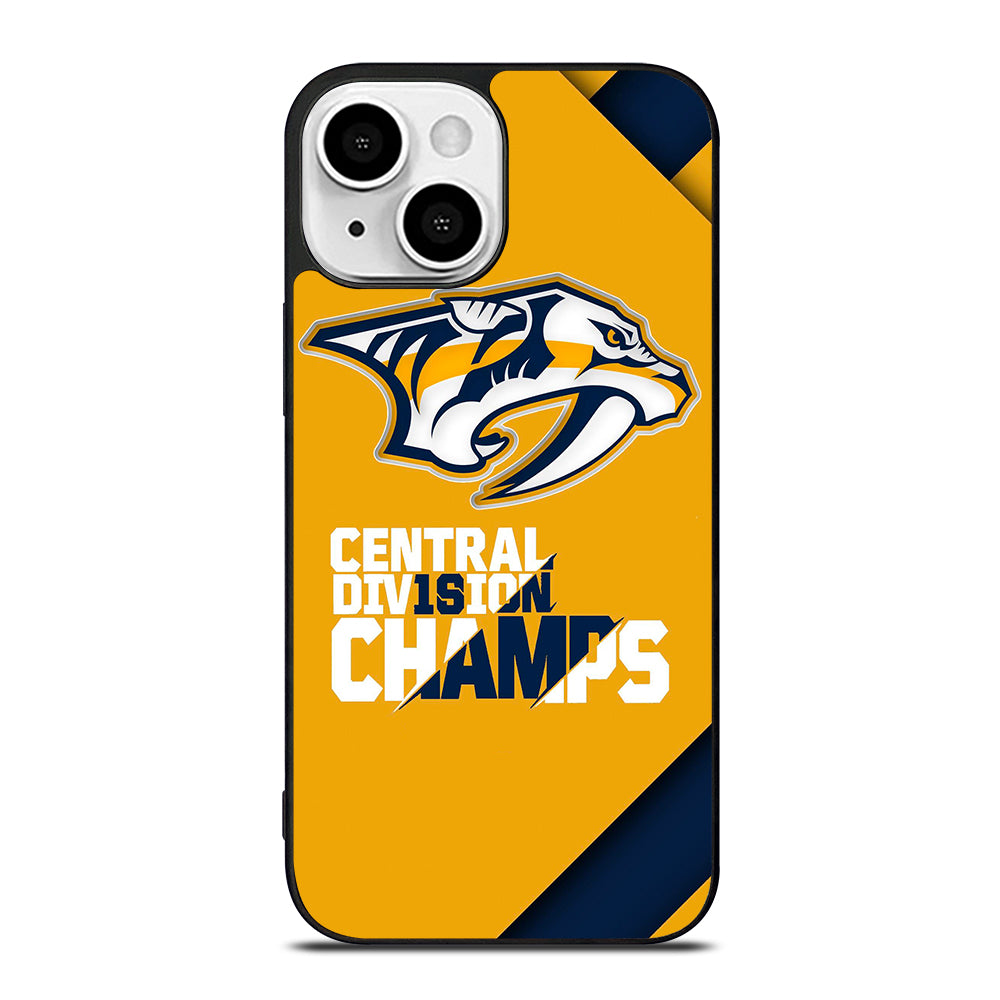 NASHVILLE PREDATORS LOGO HOCKEY 1 iPhone 13 Mini Case Cover