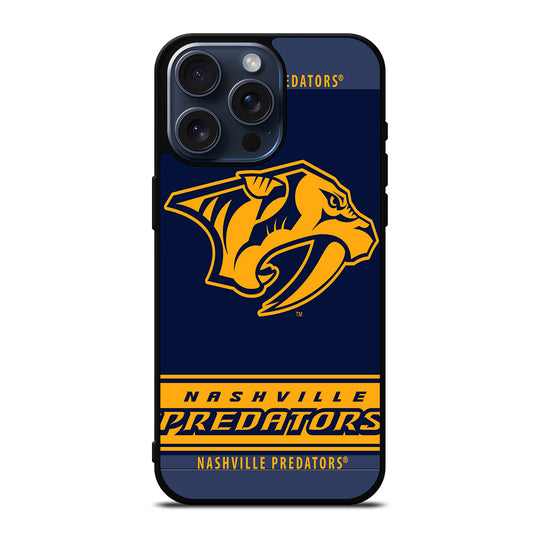 NASHVILLE PREDATORS LOGO HOCKEY 2 iPhone 15 Pro Max Case Cover