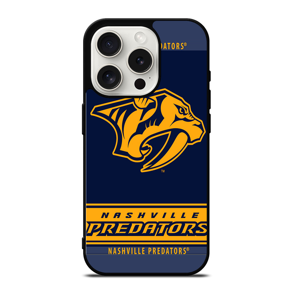 NASHVILLE PREDATORS LOGO HOCKEY 2 iPhone 15 Pro Case Cover