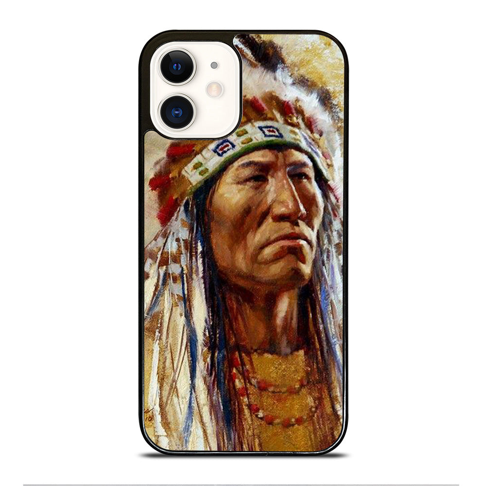 NATIVE AMERICAN PEOPLE ART iPhone 12 Case Cover