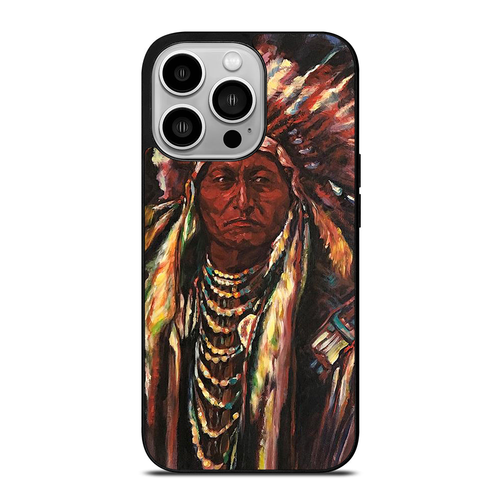 NATIVE AMERICAN PEOPLE ART 2 iPhone 14 Pro Case Cover